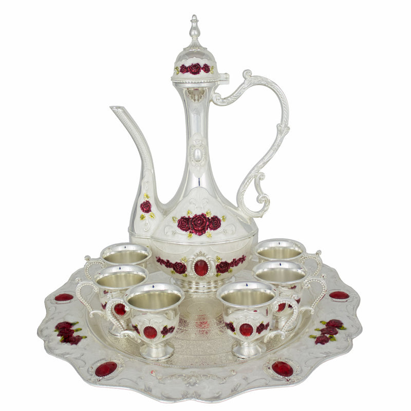 Vintage Style Metal Wine Set