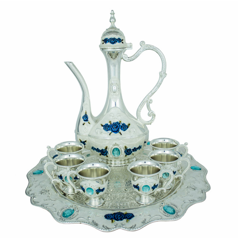 Vintage Style Metal Wine Set