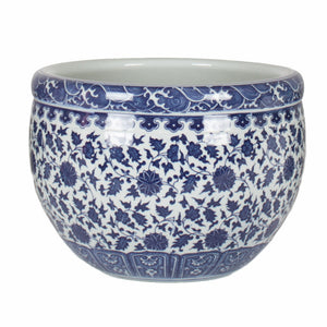 Oriental Ceramic Patterned Flower Pot