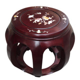 Drum Stool Mother of Pearl Inlay Top Print