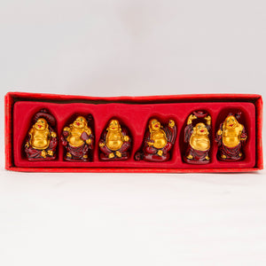 6 Piece Small Buddha Set