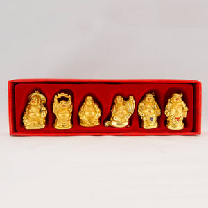 6 Piece Small Buddha Set
