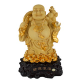 Small Fengshui Golden Happy Buddha with Better decor Charm