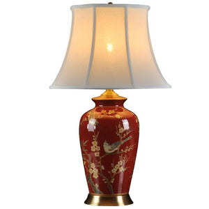Royal Red Ceramic Lamp