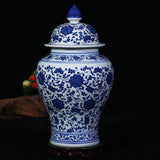 Classic Blue And White Ceramic Vase Flower