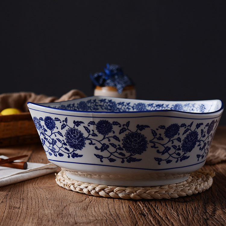 Serving Bowl 9" Bloom Flower Print