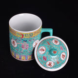 Oriental Ceramic Mug Green