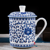 Oriental Ceramic Mug Blue