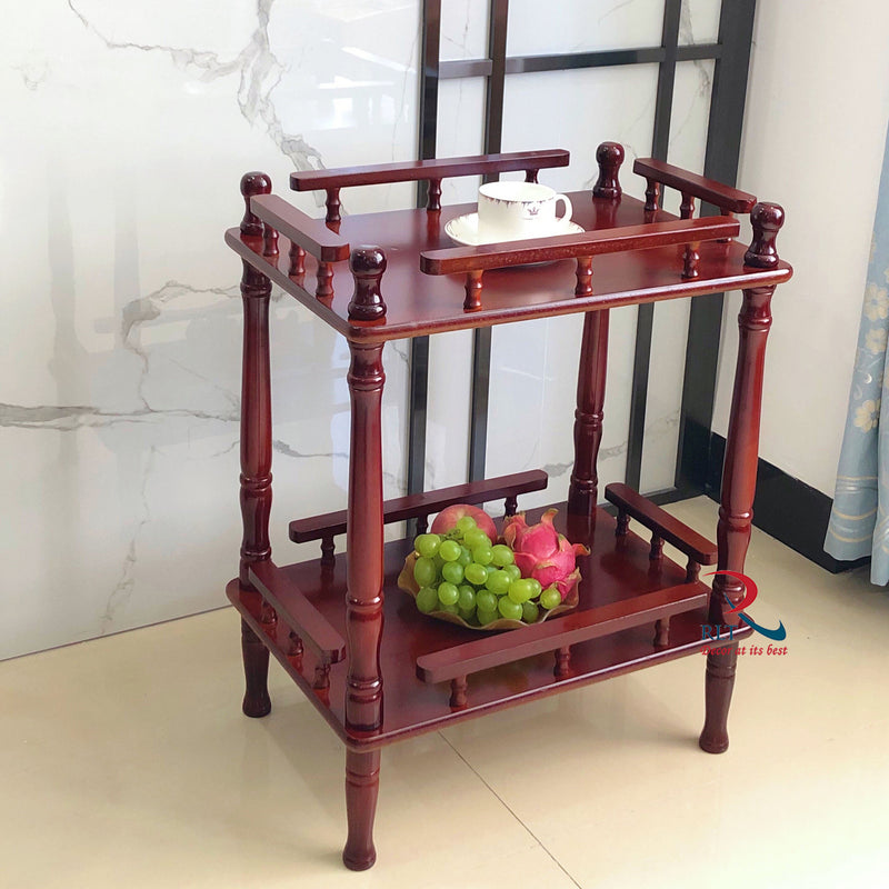 2 Tier Wooden Side Table