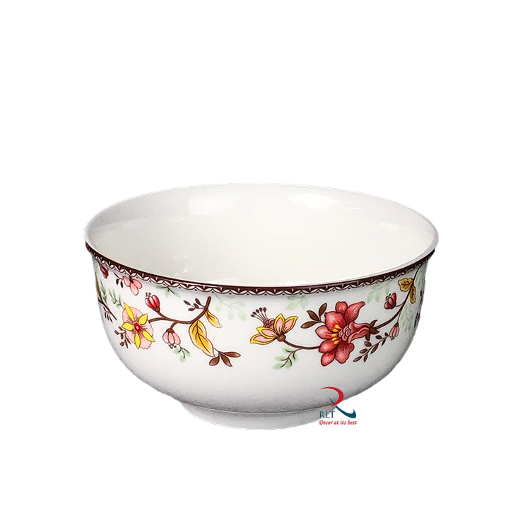 Serving  Bowl 8" Summer Flower