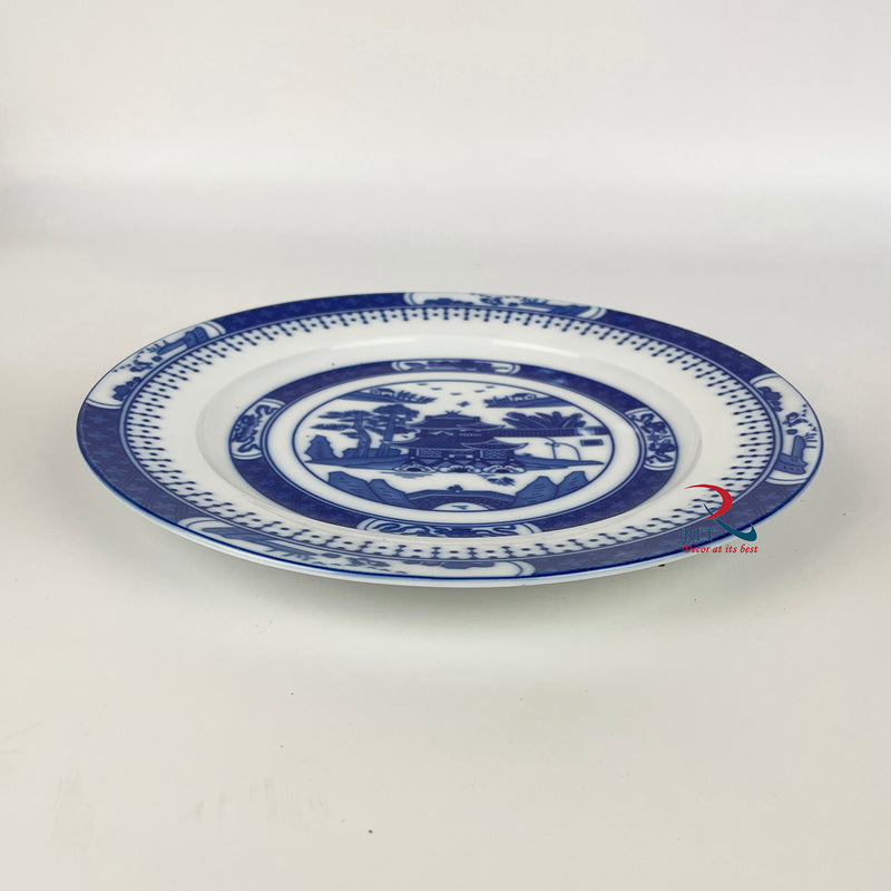 Ceramic Plate 10"  Oriental