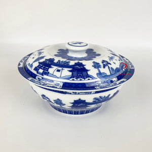 Ceramic Casserole bowl  Oriental