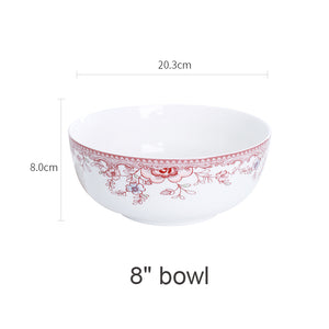 Ceramic Bowl 8" Rosemary
