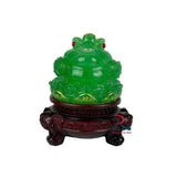 FenShui Fortune Frog with Coin - SMALL