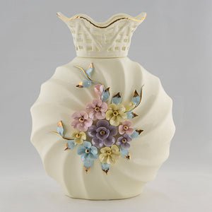 Round Flower crafted Vase