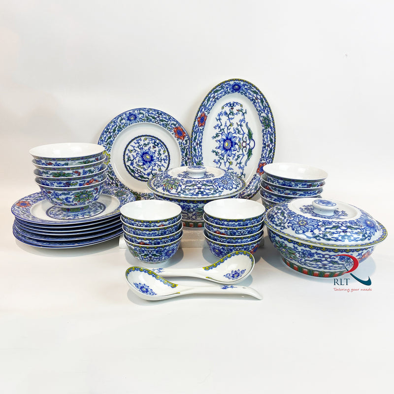 29 Pcs Ceramic Dinnerset Antique