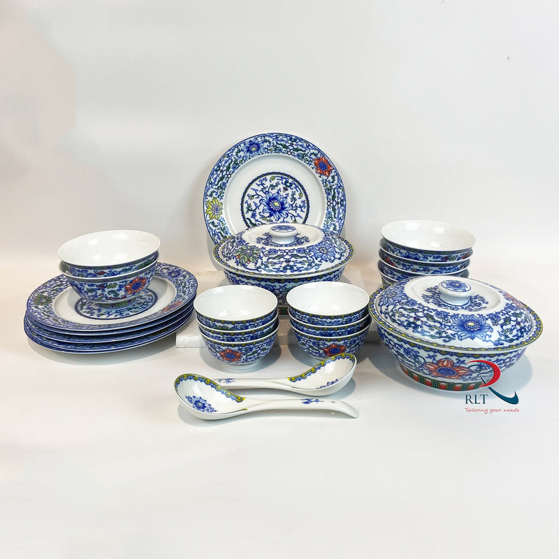 22 Pcs Dinner set Antique