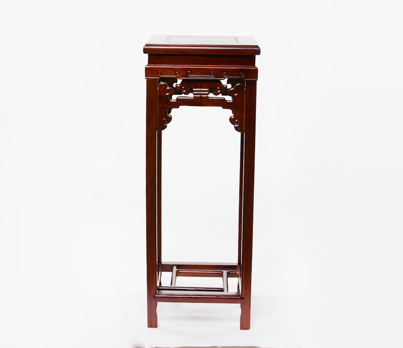 Side Table Tall Marble Top