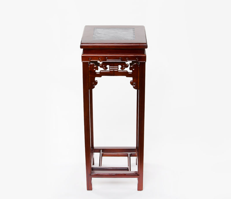 Side Table Tall Marble Top