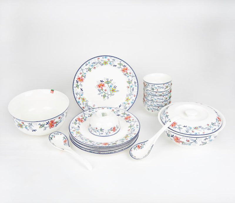 Dinner set  Flower Print
