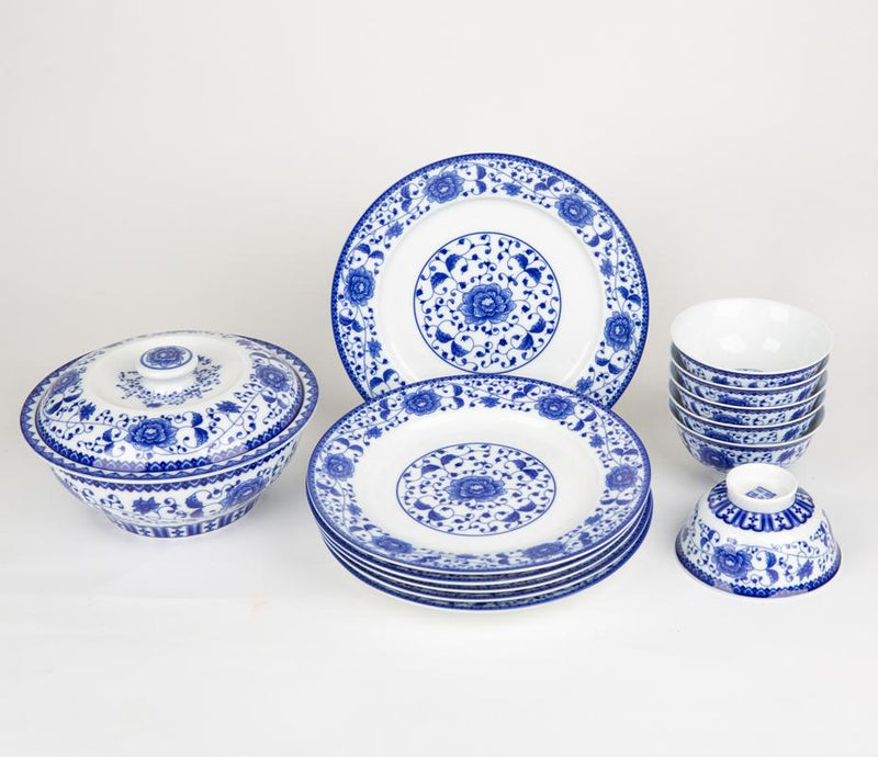13 Pcs DINNERSET Royal Blue