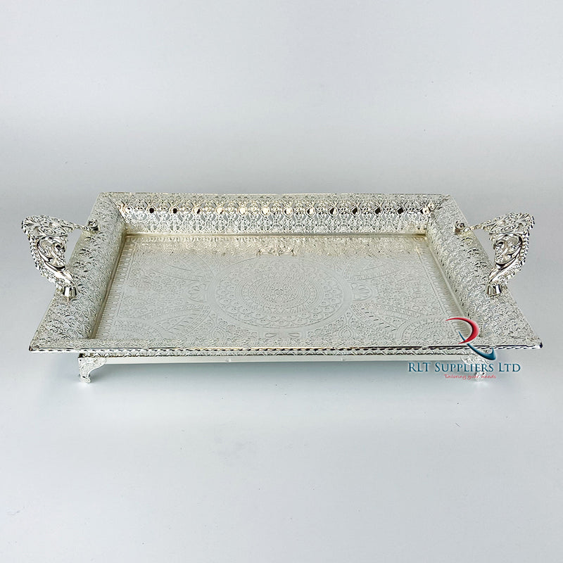 Arabian Style Tray Silver
