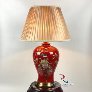 Ceramic Lamp Red A 495