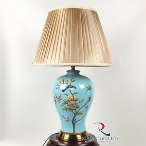 Ceramic Lamp Blue A 497