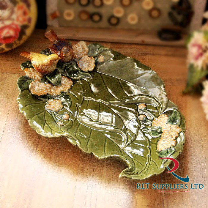 Ceramic Leaf Tray
