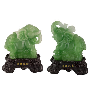 Feng Shui Lucky Elephant Pair