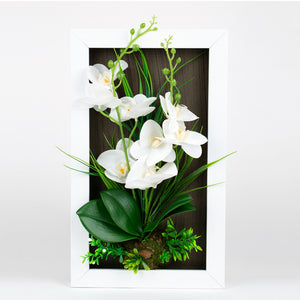 FRAME FLOWER ORCHID A 382