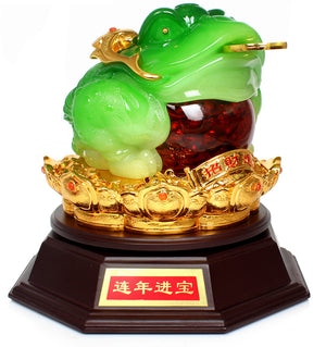 FenShui Fortune Frog with Chinese Coin large