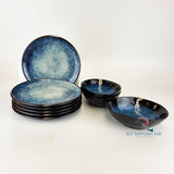 Sparkling Blue Dinner Set