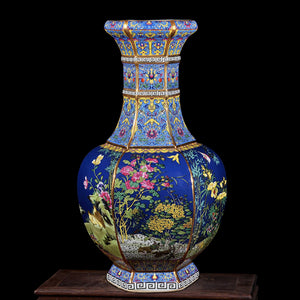 Chinese Antique Ceramic Vase Blue
