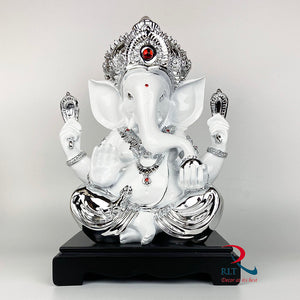 Ganesh Silver White A 638