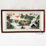 Embroidery Mountain Picture Frame
