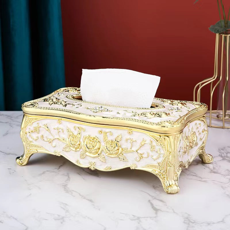 Chrome Tissue Holder Box