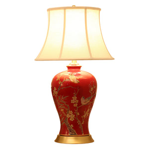 Red Ceramic Lamp A 563