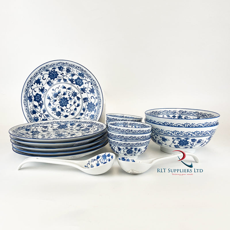 Dinner Set Flower Print