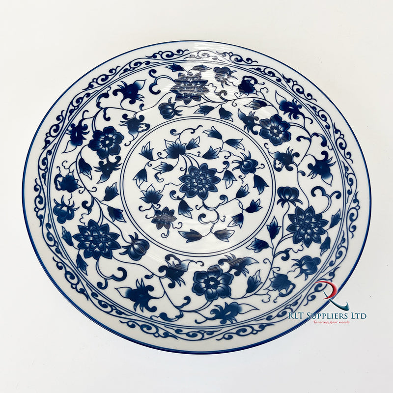 Dinner Plate 10 " Flower Print