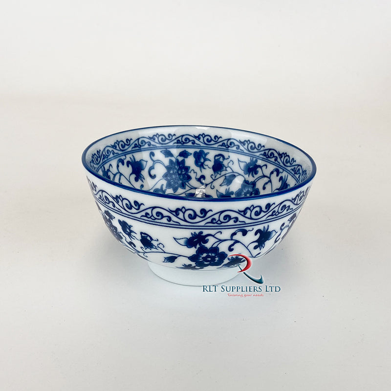 Dal Bowl 4.5 " Blue Flower