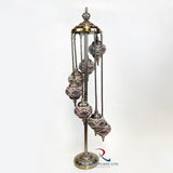 7 BALL HANDMADE TURKISH MOROCCAN TIFFANY STYLE LAMP